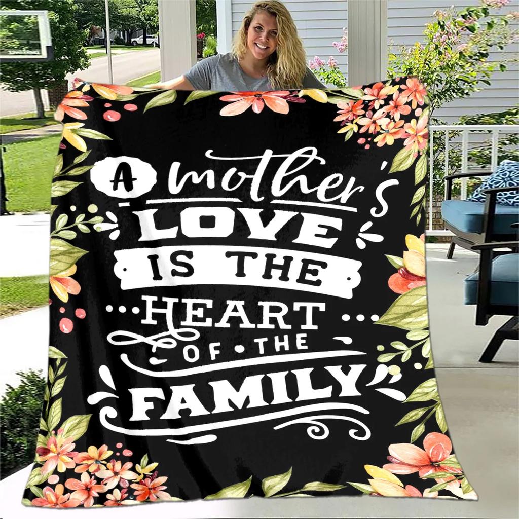 Para Minha Mãe Mamãe Série de Presentes Carta Cobertor, Manta Macia para Casa Quarto Cama Sofá Piquenique Viagem Escritório Cobertor de Cobertura Crianças