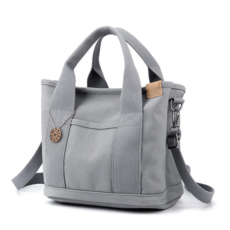 Water Resistant Canvas Small Tote Shoulder Crossbody Bag