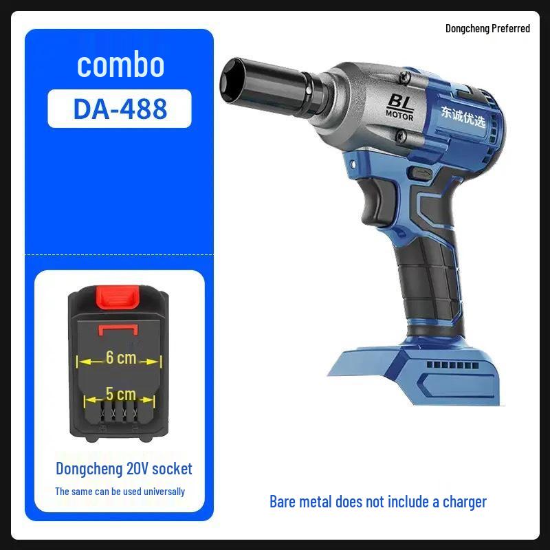 Dongcheng High Torque 488 Brushless Electric Impact Wrench with Lithium Battery