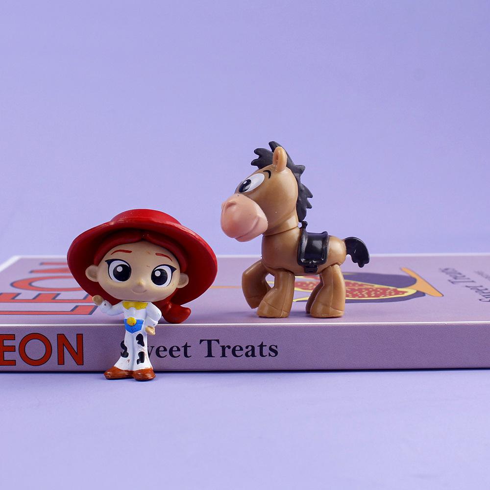 6pcs Toy Story Action Figure Anime Cartoon Model Doll Car Decoration Cake Accessories Collection Classic Toy Children's Gift