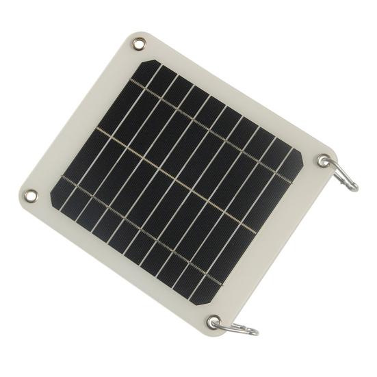 5W Solar Panel Phone Charger High Conversion Rate Overcharging Protection Waterproof Compact Single Crystal Silicon Solar Panel Charger