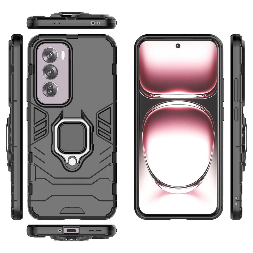 Für Oppo Reno12 Pro 5G (Global) Hülle PC+TPU Handyhülle Ständer