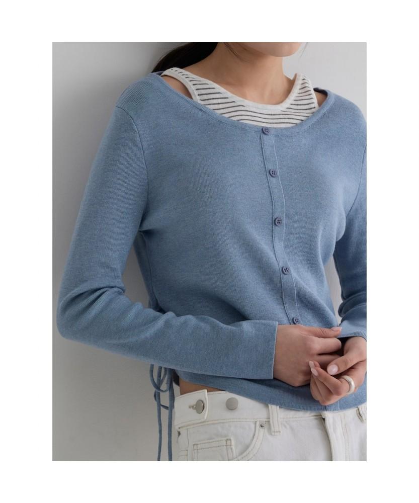 8SECONDS Layered Pullover Sky Blue