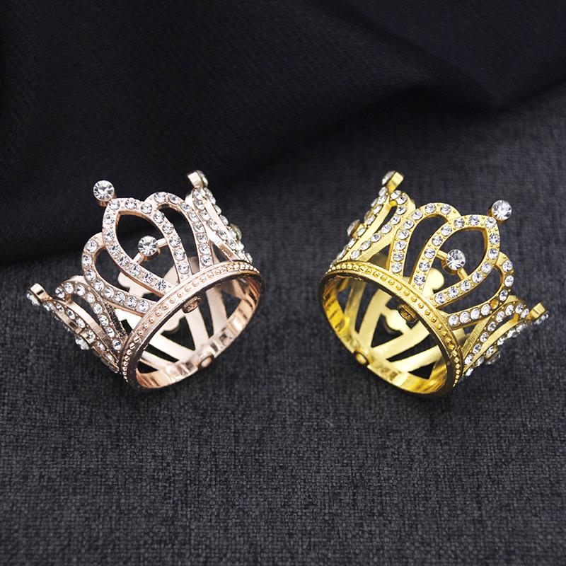 Girls Birthday flower decoration Cake Topper Crown Small Tiaras for Doll Diadem Bridal Wedding Hair Jewelry Tiaras Ornaments