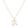 Elegant 26-Letter Uppercase Pendant Necklace: Simple and Fashionable European-American Clavicle Chain with Niche Design