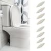 Kunststoff Toilettensitz Stoßdämpfer Quilet Matratzen Stoßdämpfer Polster Antirutschmatte 8 Stück für sicheres und leises Schließen des Sitzes