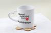 Percheron - cup with a horse, a cute cup with a heart-shaped handle, a universal gift from the Art-Dog brand