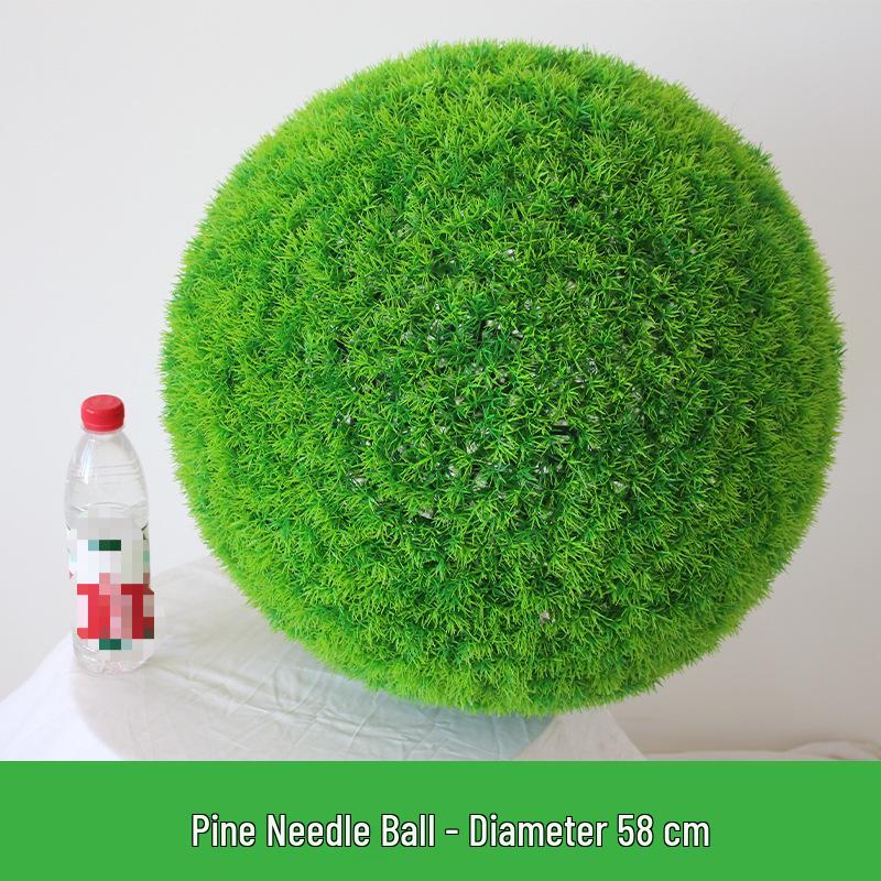 Artificial Greenery & Grass Ball Ceiling Decoration for Visual Merchandising and Store Windows