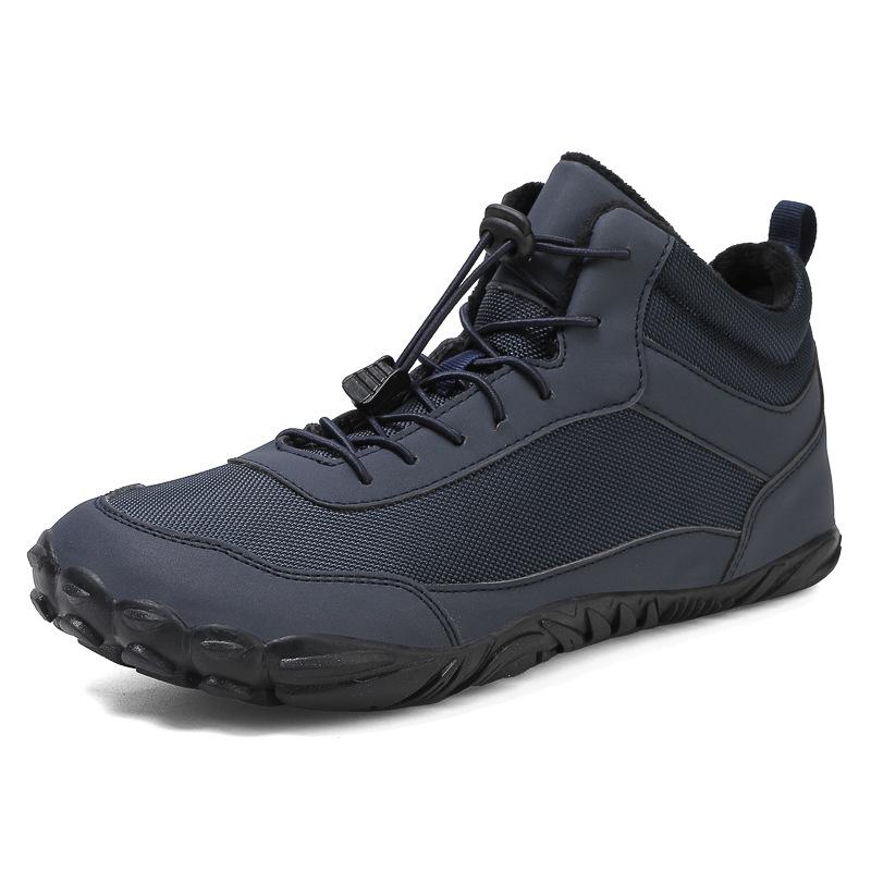 Men's and Women's Waterproof Five-Finger Snow Boots with Velvet Lining for Autumn and Winter Mountaineering