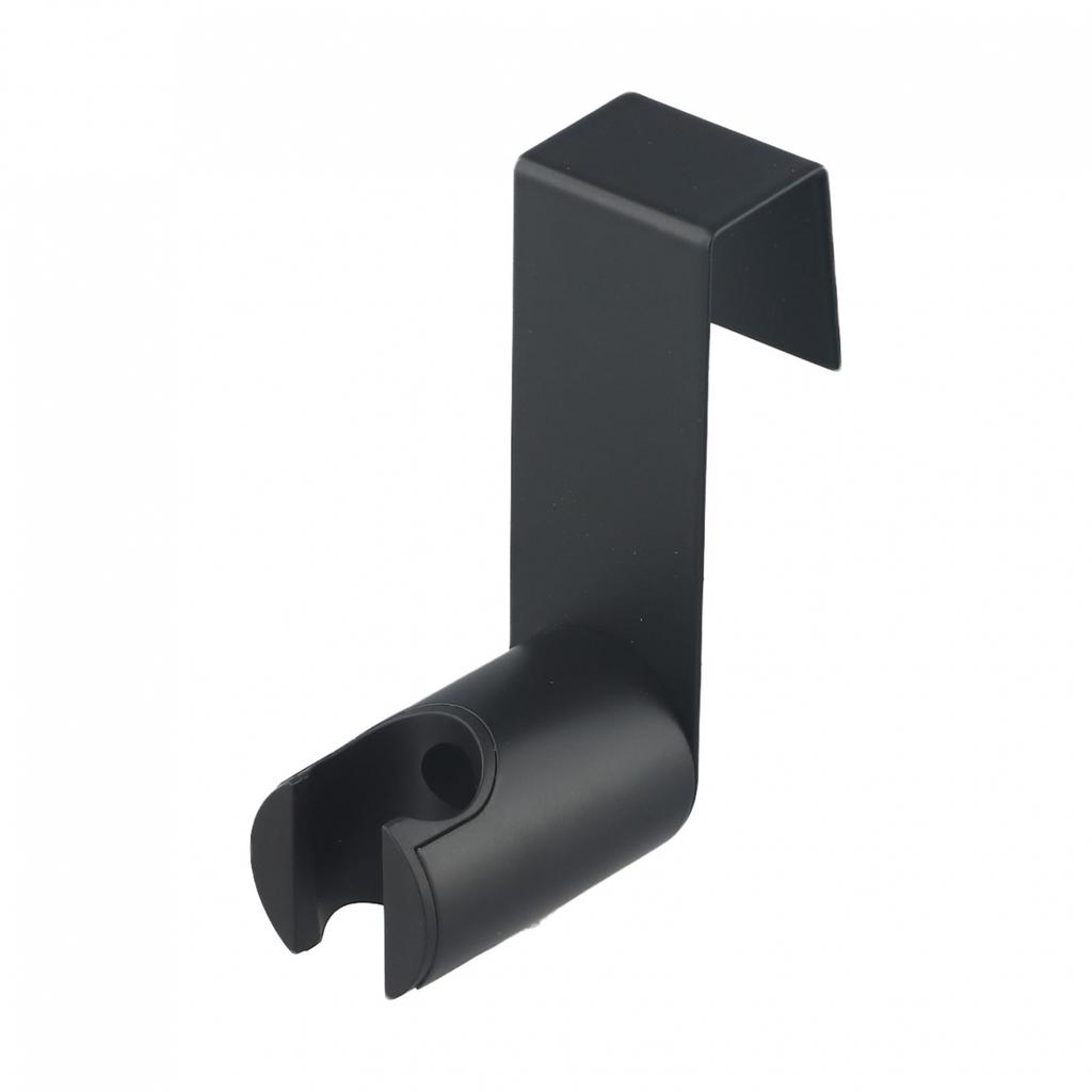 Easy Hook Design Black Bidet Sprayer Holder for Wall/Tank Mounting In Bathroom