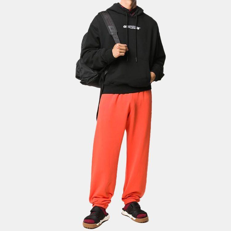 OFF WHITE Oversize Fit Painters Hoodie OMBB037E20FLE0011001