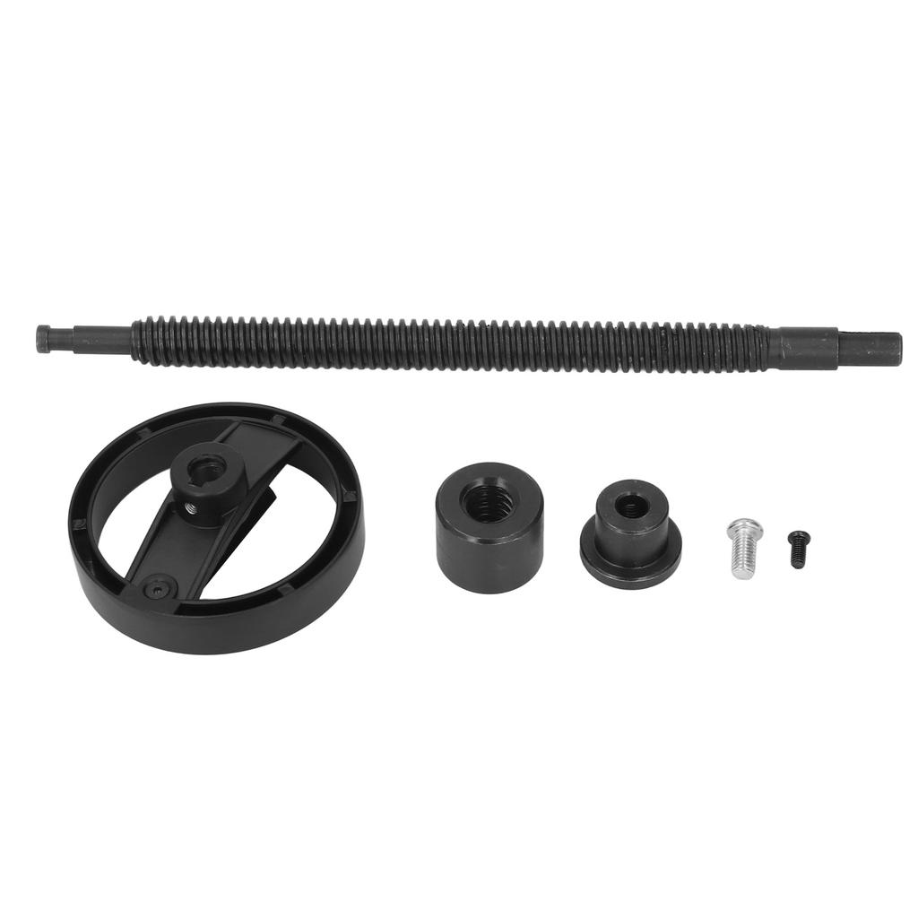 T20 Workbench Vise Screw Steel Press Screw with 100mm Handwheel for Woodworking Projects