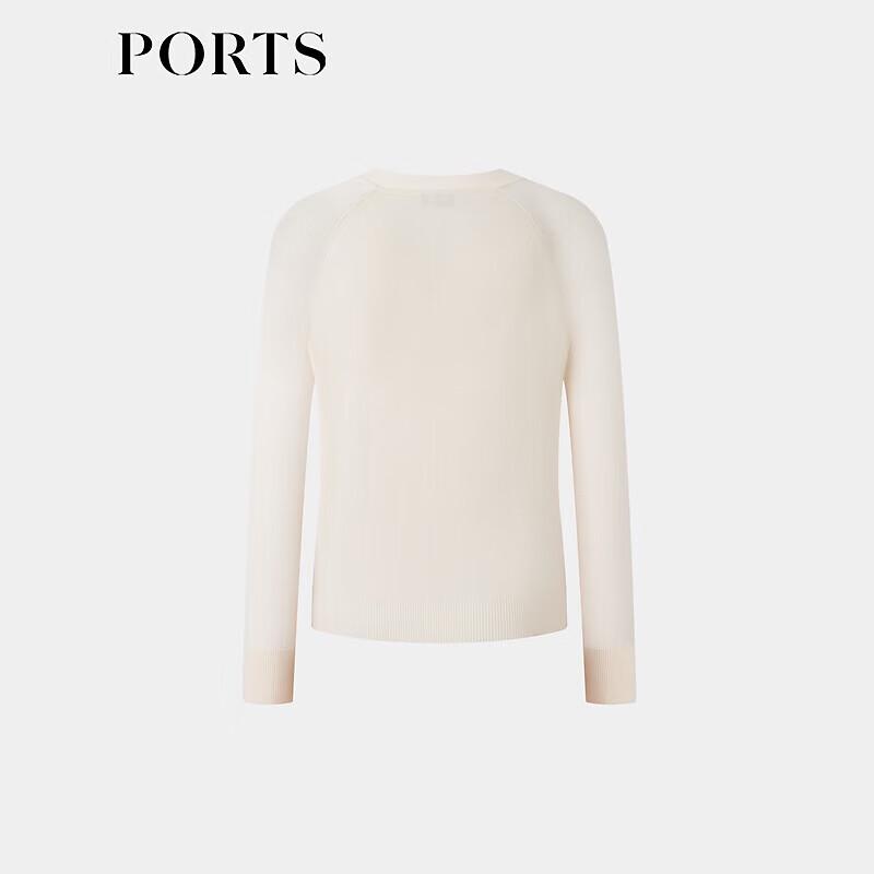 PORTS Women's Printed V-Neck Knit Sweater