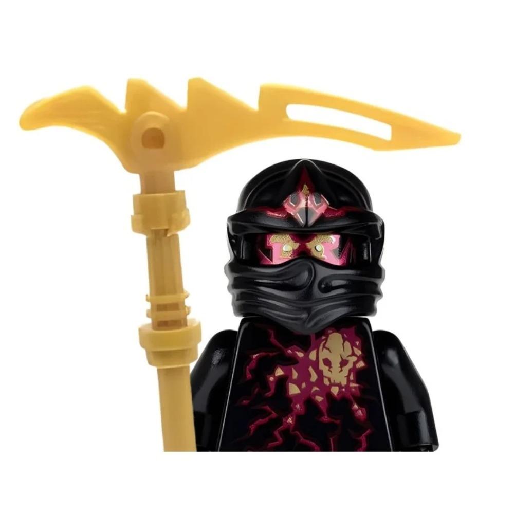 8cm Ninja Set Building Blocks Woodfire Dragons Forbidden Five Mini Action Figure Toys