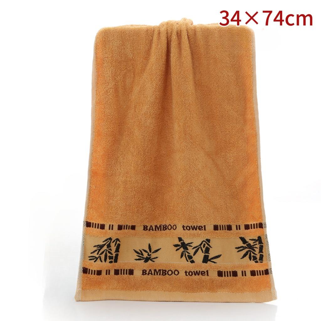 

Полотенце из бамбукового волокна, которое впитывает воду и не оставляет ворсинок, банное полотенце, набор полотенец из бамбукового волокна 34*75cm-1PCS жёлтый