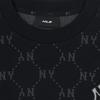 MLB New York Yankees Monogram Sweatshirt Unisex Black 3AMTM0951-50BKS