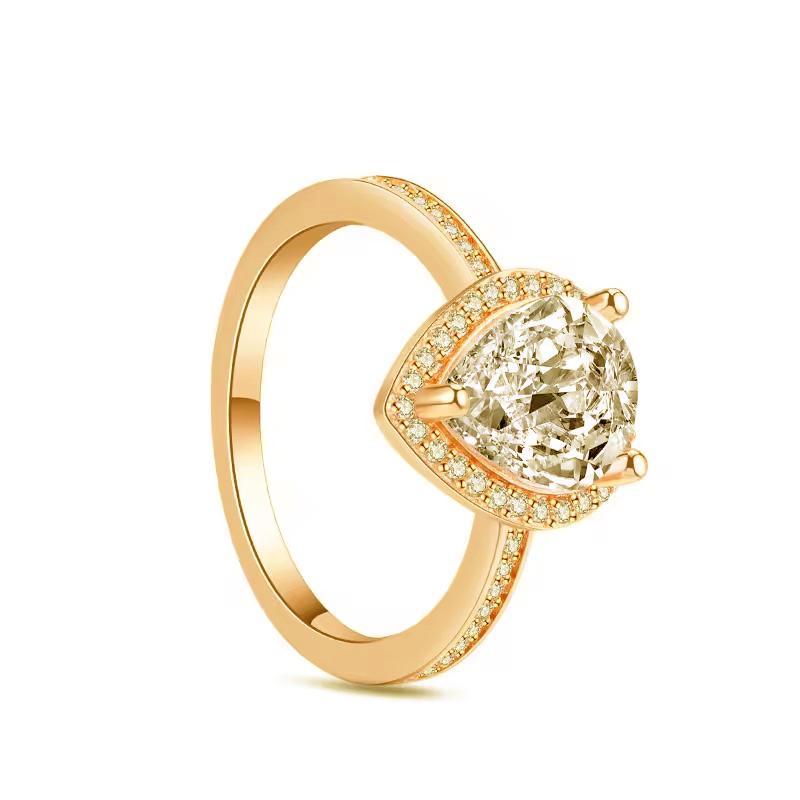 New 925 Sterling Silver Pink Blue Green Heart-shaped Rings Are Suitable for Delicate Jewelry for Women At Wedding Parties