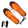 Heated Insoles Reusable USB-Powered Thermal Thermal Insoles Insert Feet Warmers for Cold Weather Men Women Outdoor Camping