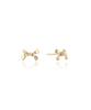 Lloyd Petit Ribbon 14K Gold Earrings Lpfp1024G