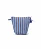 Clote Standing Pouch - Striped Dark Blue