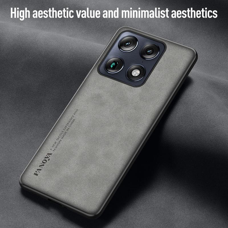 EUCAGR For Motorola Edge 70 Ultra /70 Pro PU Leather Phone Case For Moto X70 Air Pro Moto Signature Back Cover Full Protection