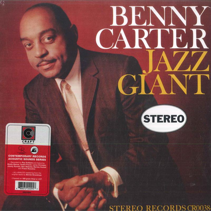 

LP Record BENNY CARTER - Jazz Giant CR00384 Craft Recording 2022 Worldwide Jazz