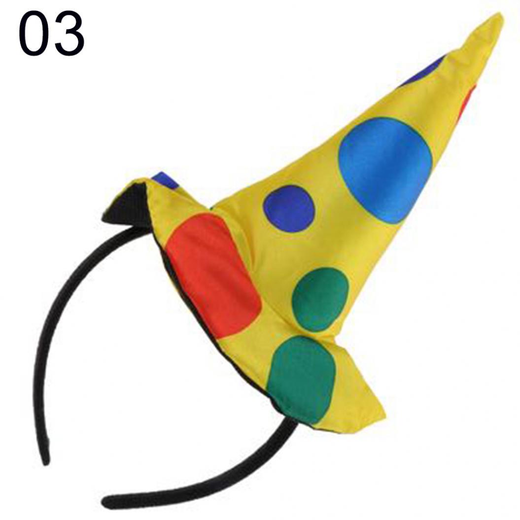 

Яркий ободок для праздника в клоунском стиле