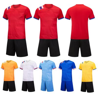 Soccer Uniform Set Adult Kids Soccer Training Uniform Sweat-Absorbing And Quick-Drying Student Sports Soccer Jersey