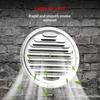 Air Vent Grille 75-200mm 201 Stainless Steel Waterproof Insect Proof Vent Cover for Exterior Wall Balcony Ventilation