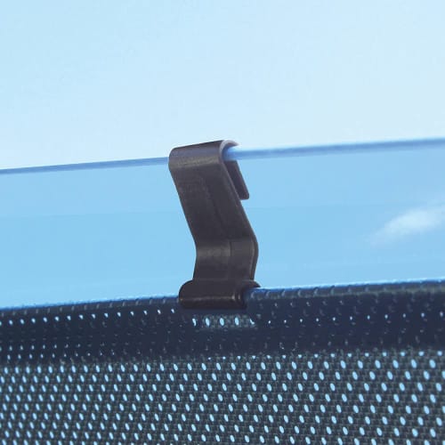 Tsuchiya Yac Car Interior Supplies Roll Curtain Black L Length 79.3 X Width 6.8cm DF-63