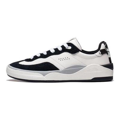Li Ning Comfortable Durable Breathable Low-Top Skate Shoes Men Sneakers White Black AEPSA49-3