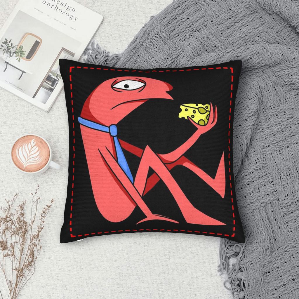 Smiling Friends Cartoon Printed Pillowcases Cushion Cover Pillow Covers New Style Home Decorations Zipper Multi-Size