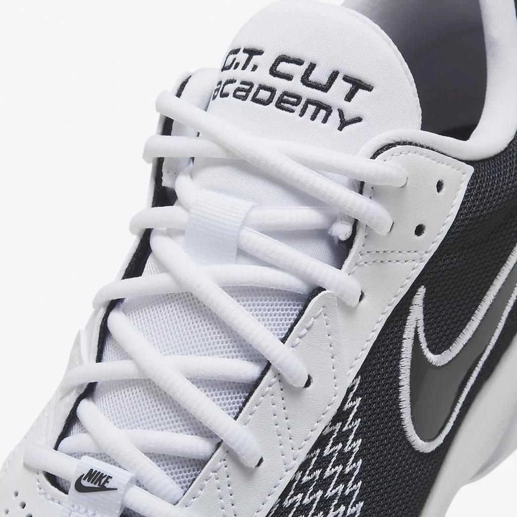 Nike Cut Academy Size Size G.T. EP, Black/White, FB2598-003, 24.0cm (Japan), 6.5