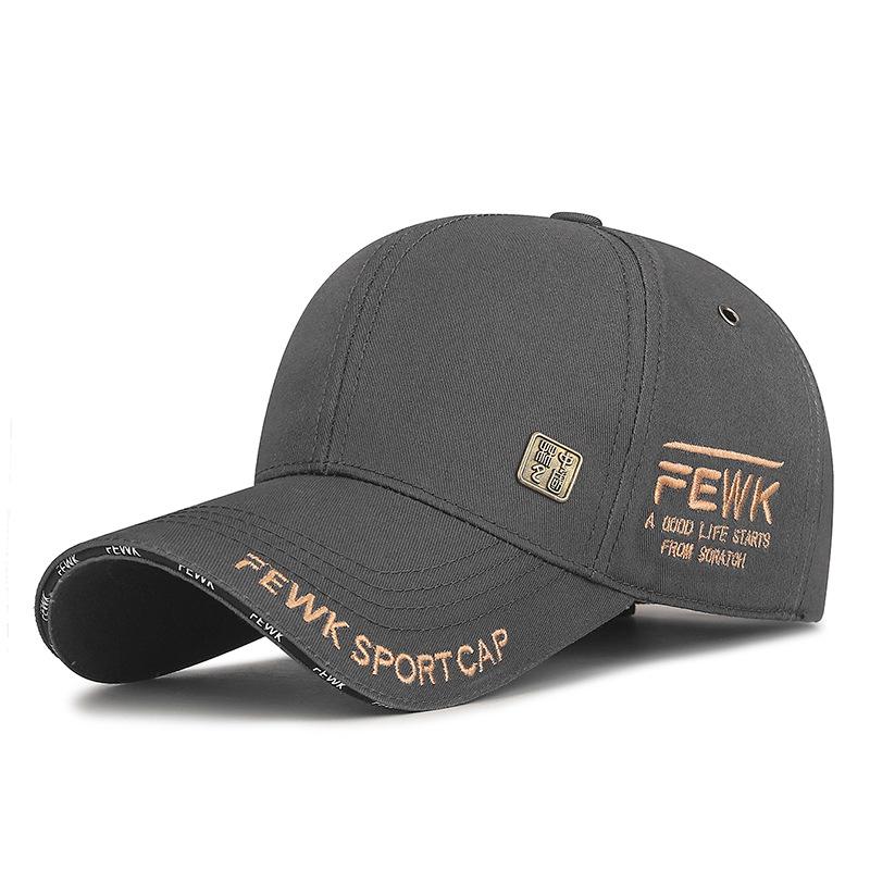 Spring Autumn Embroidered Baseball Cap Sunshade Cap for Men