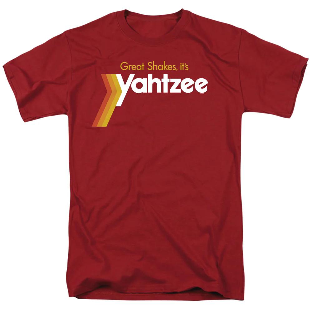 

Yahtzee Great Shakes Mens T Shirt Cardinal Officially Licensed M