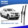 LHD Front Windshield Wiper Blades For Nissan Navara D40 D23 2004-2021 Windscreen Accessories 2008 2009 2010 2012 2014 2015 2018
