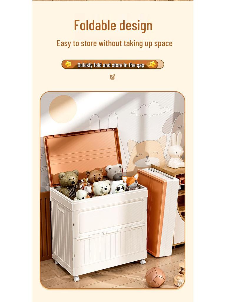 Large Capacity Folding Storage Box for Household Clothes and Jackets