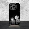 L-Lord of the R-Rings Gollum Phone Case For iPhone 16,15,14,13,12,11,Pro,Max,Plus,Mini,SE Grey Black Matte Laser Back Cover