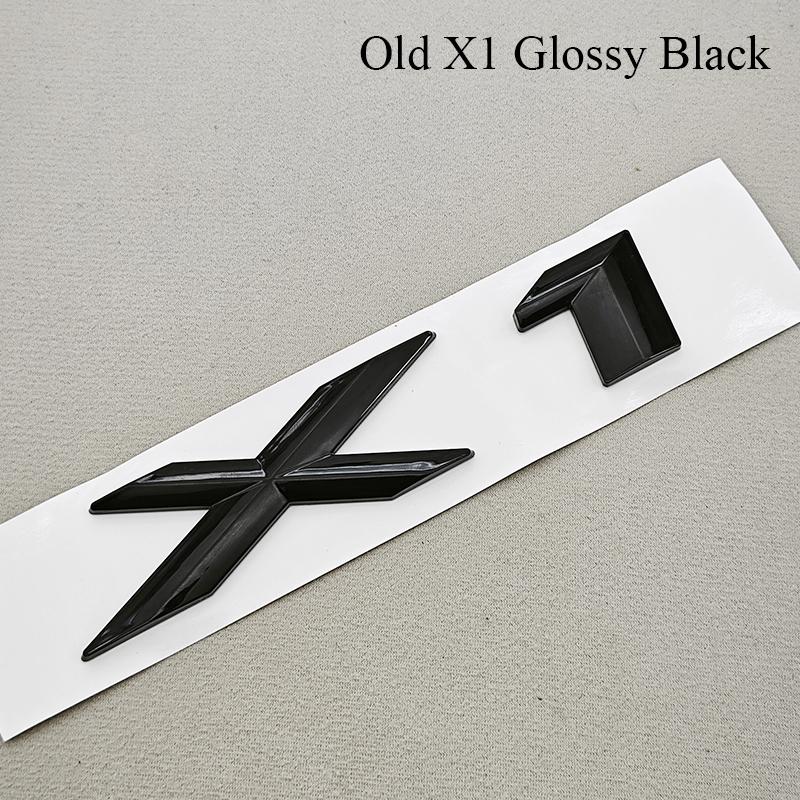3D ABS Car Styling Letters Rear Trunk Auto Decals Logo X1 X6 Sticker Emblem For BMW X1 X6 E84 E71 Exterior Accessories