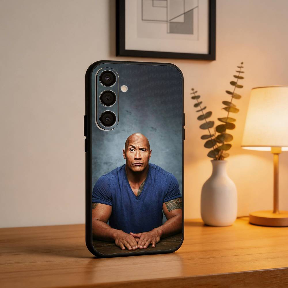 The Rock D-Dwayne J-Johnson  Phone Case For Samsung  A73,A21s,A22,A31,A32,A52,A53,A71,A80,Soft Black Shell