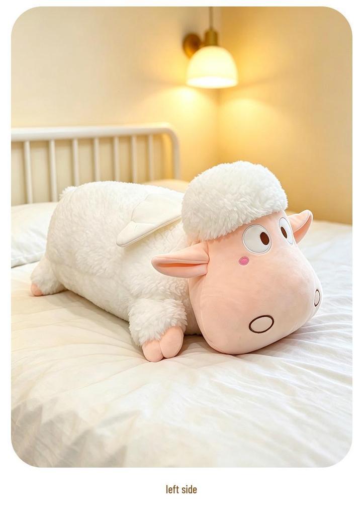 Angel Sheep Plush Toy - Soft Lamb Wool Hug Pillow