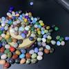 10pcs Multifunctional Natural Polished Stone Egg Random Pattern 22x30mm Easter Decoration Egg Mini DIY Egg Craft