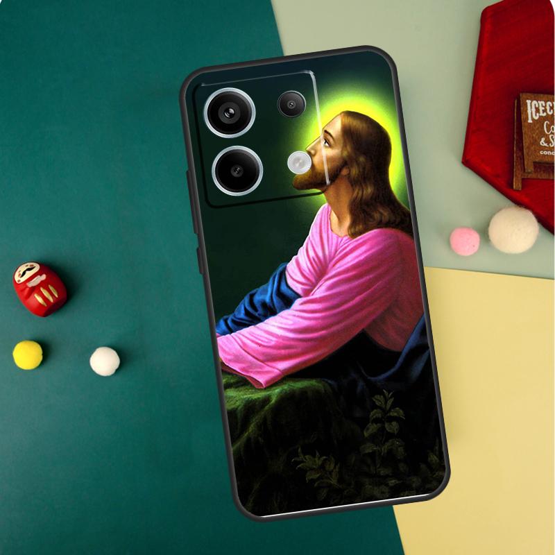 Jesus Case For Xiaomi Redmi Note 14 13 12 11 15 Pro Plus Redmi 15 13 10 10C 12C 13C 14C 15C Funda