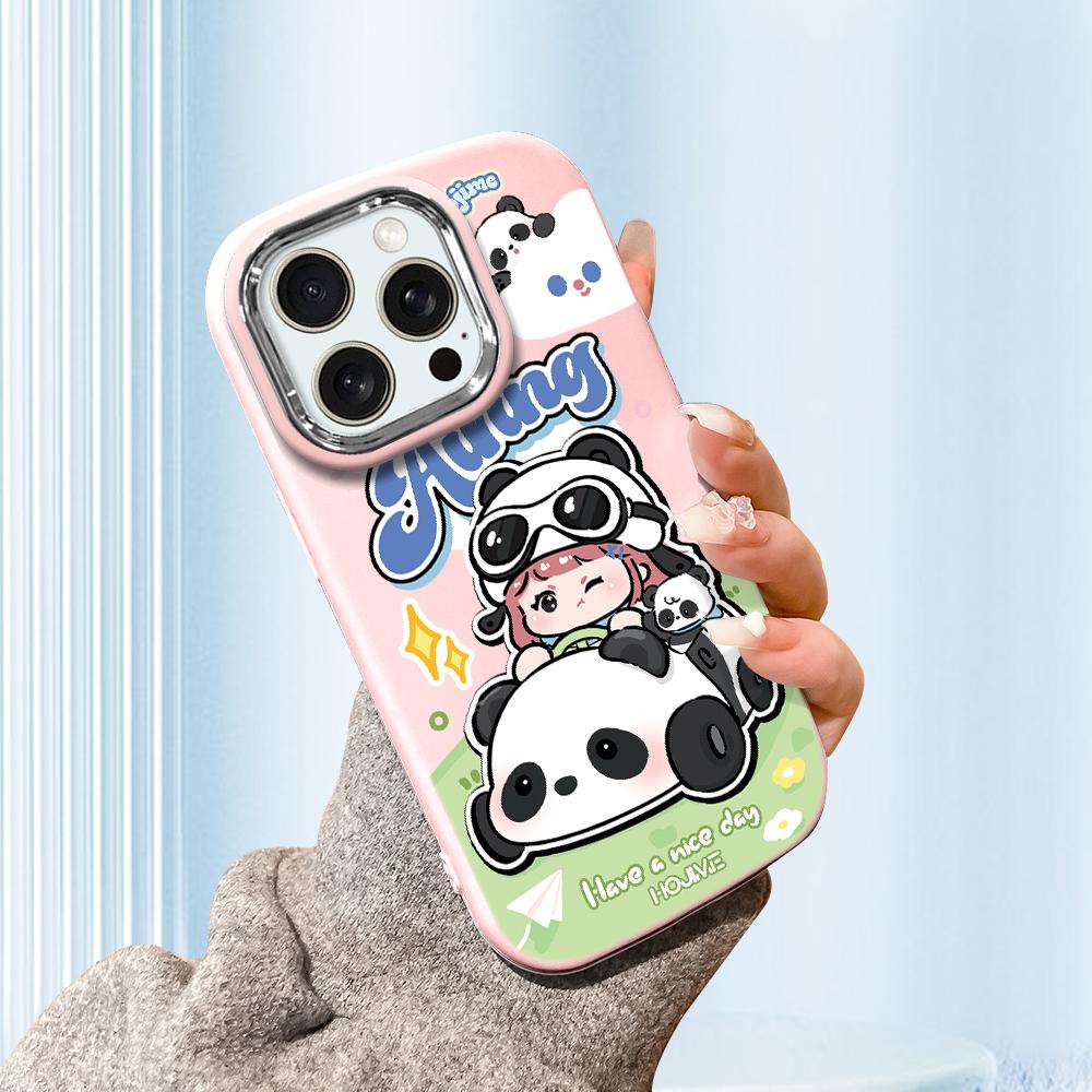 For iPhone 15 14 13 11ProMax 14 15 16 Samsung S25 S24 S23 S22 Redmi 10 13 14C Cartoon Black Cat Silver Edge Soft Liquid Silicone Protective Casing