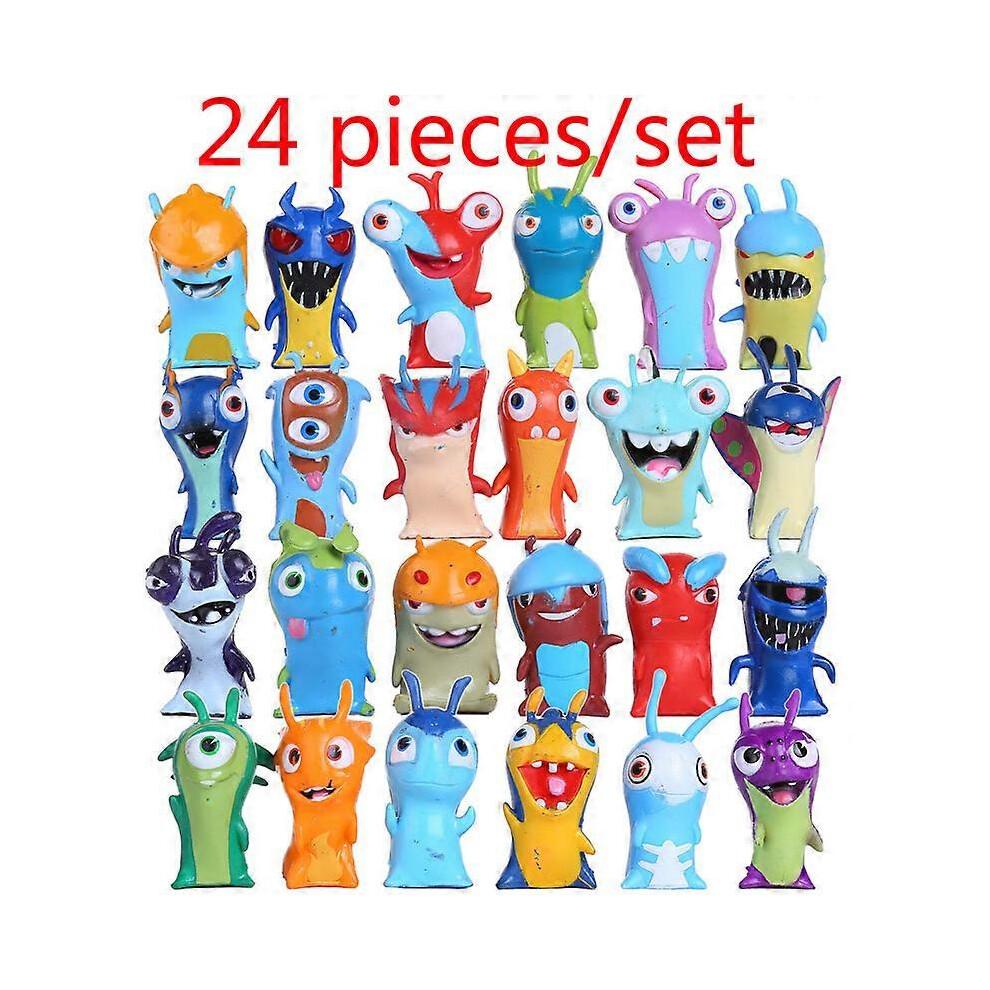 24pcs/set Slugterra Action Figures Toy 5cm Mini Slugterra Anime Figures Toys Doll Slugs Children Kids Boys Toy
