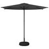 Garden Umbrella with Base 270 X 270 Cm Polyester Rectangular