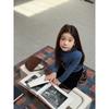 Kids Girls Long Sleeve Solid Ruffle Collar Casual Inner Base Layer Top