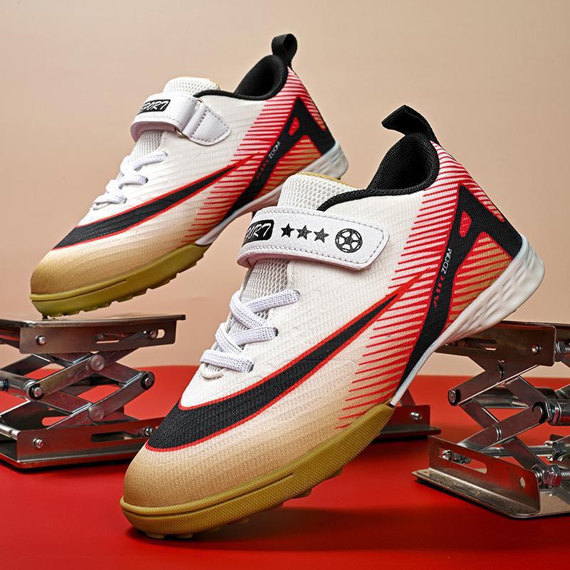 Dětské fotbalové kopačky na mistrovství světa pro chlapce a dospívající studenty ženy TF lisovky AG kolíky soutěžní tréninkové boty