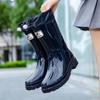 Unisex Waterproof Wildlife Society Rain Boots - Durable, Non-Slip, Outdoor Hiking Shoes