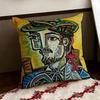PPicasso Art Cushion Cover Reversible Soft Durable Pillow Cover Home  Car MultiScene Use for Daily Comfort